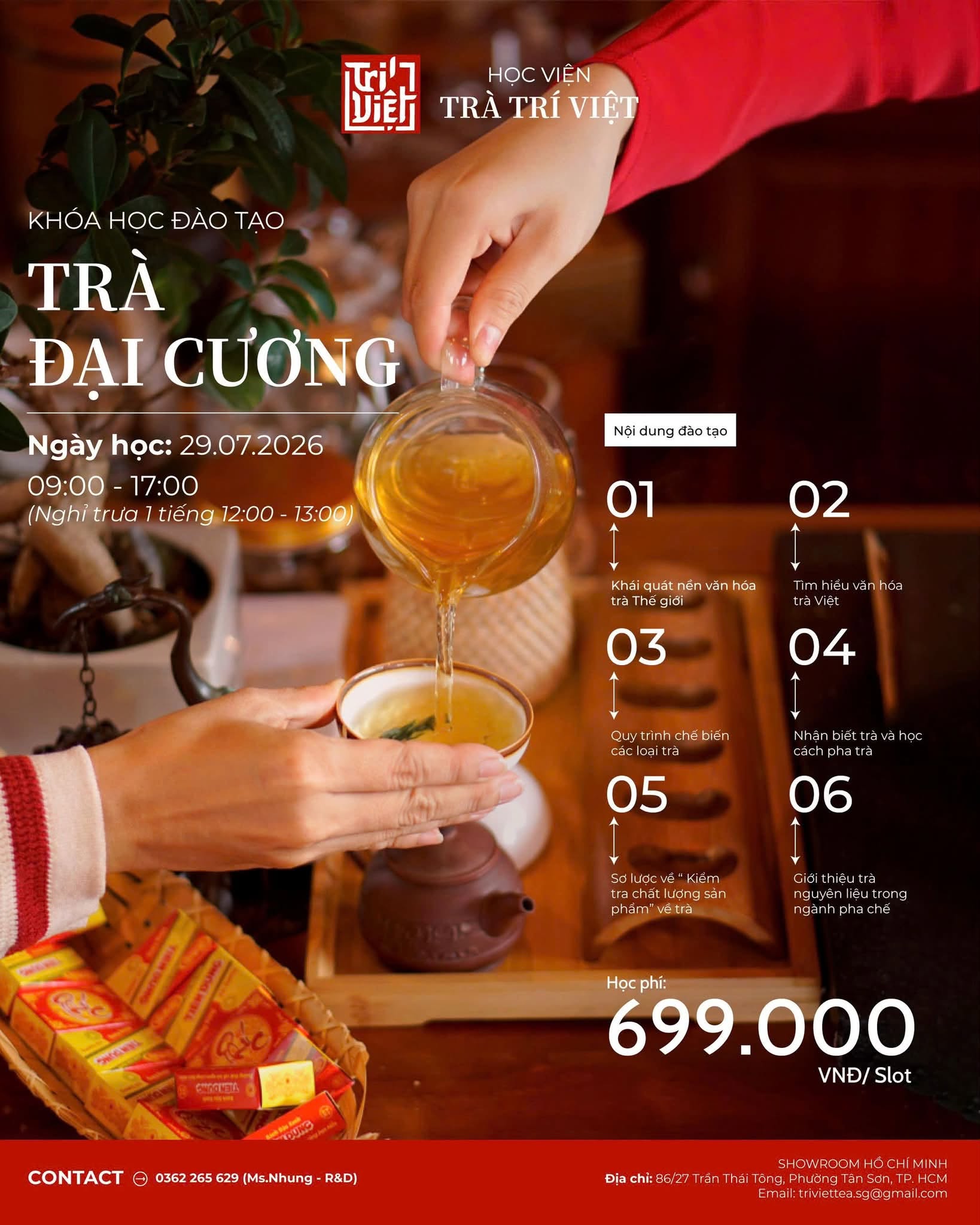 [thÔng BÁo ChiÊu Sinh] KhoÁ HỌc TrÀ ĐẠi CƯƠng BƯỚc ĐẦu TiÊn VÀo ThẾ GiỚi TrÀ